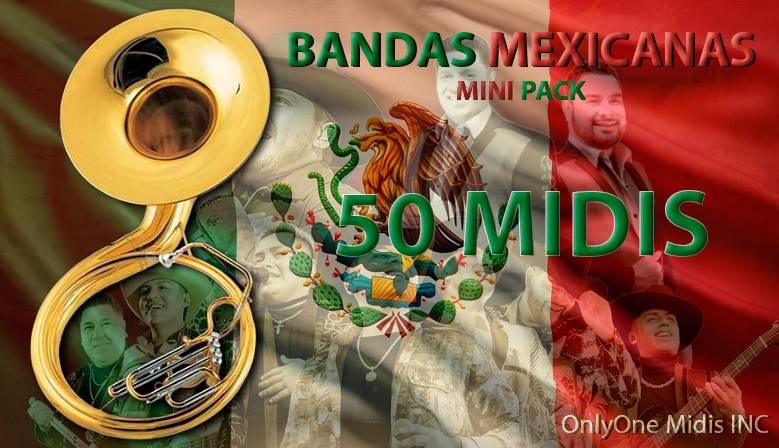 Mini Pack 50 Midis - Banda Mexicana